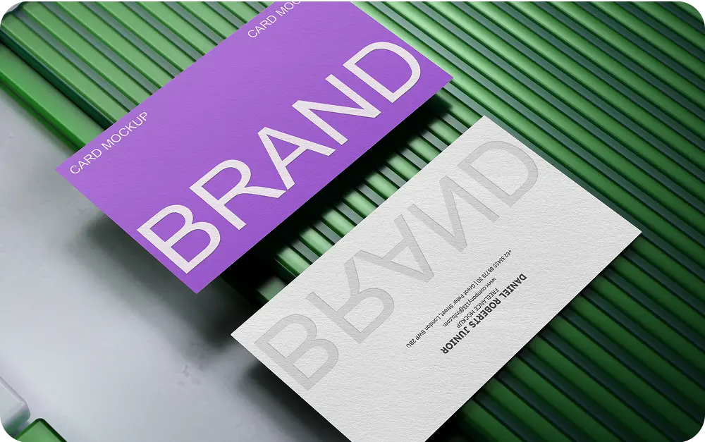Создать логотип онлайн бесплатно — — card mockup brand baf4e6fbabe6cad9e1bbbdc8edabbe5e