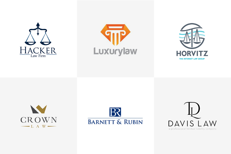 логотипы юридических компаний