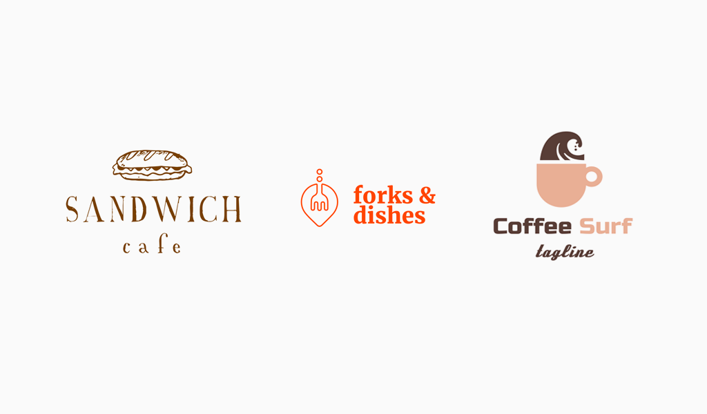 Логотипы для кафе