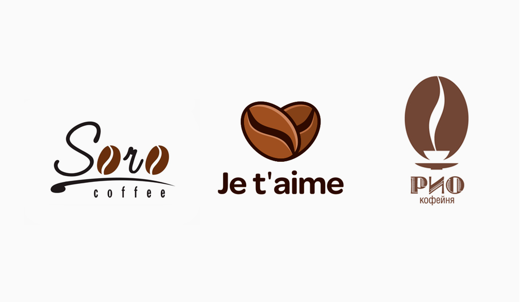 Логотипы для кафе зерна