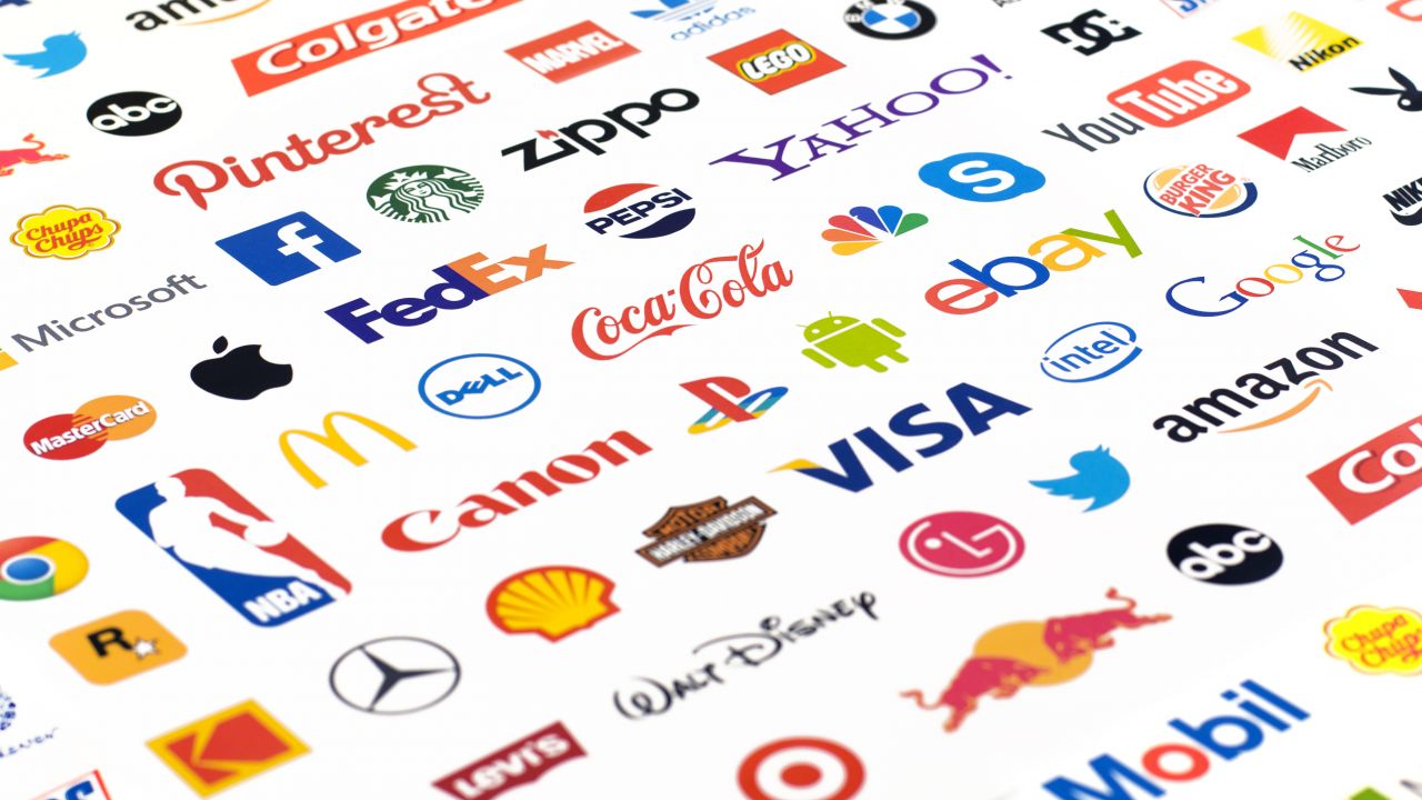 Logos berühmter Unternehmen