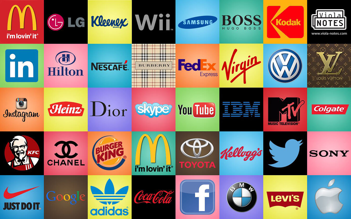 Известные модерн логотипы успешных компаний