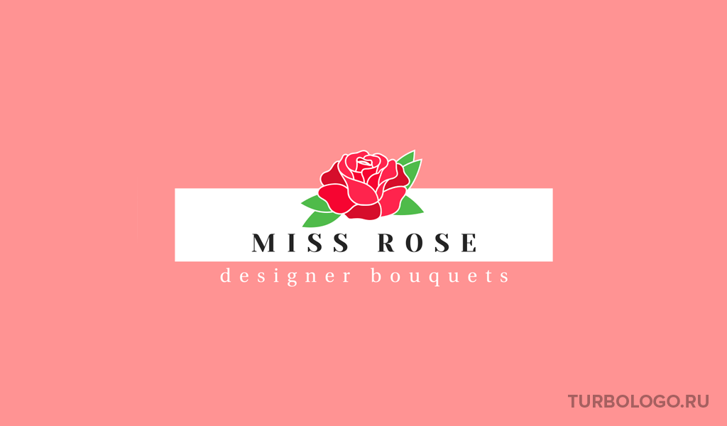 Логотип интернет-магазина одежды роза
