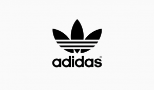 Adidas логотип на белом фоне