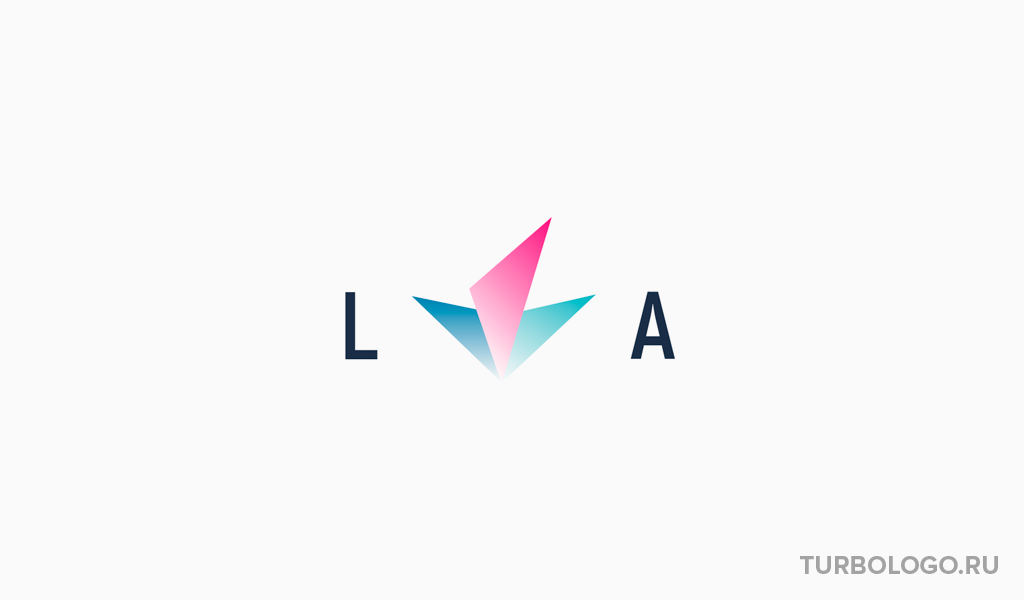 Логотип-монограмма LA