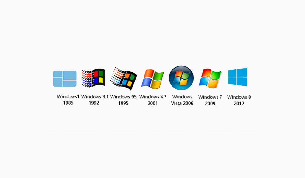 Эволюция логотипа Microsoft