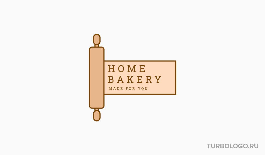 Логотип пекарни скалка