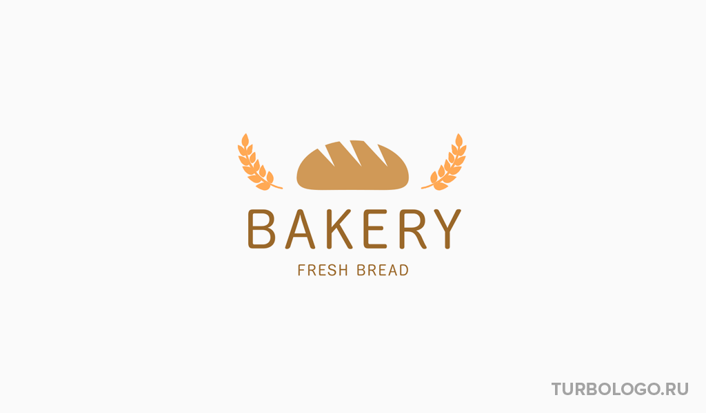 Логотип для пекарни хлеб