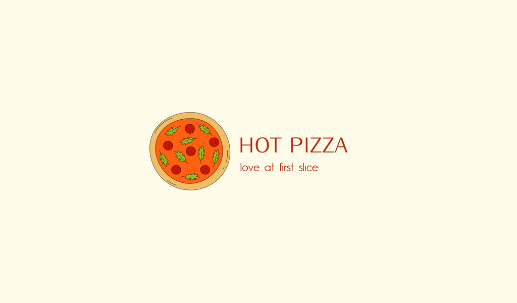 Логотип доставки пиццы