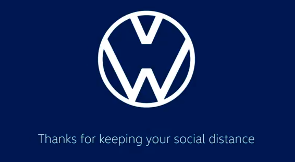 Volkswagen коронавирус лого 