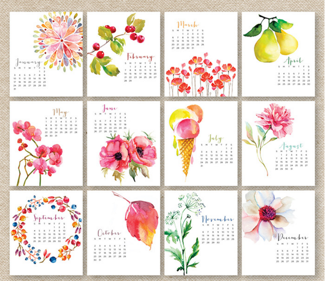 Декоративный календарь