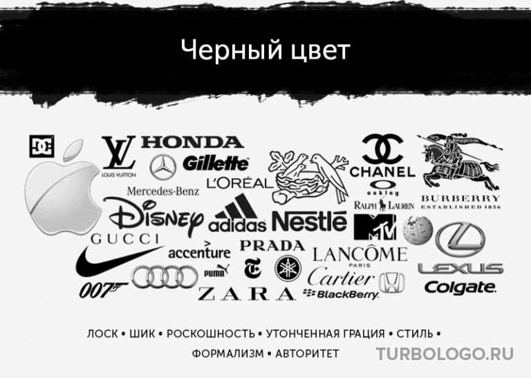 Черные логотипы