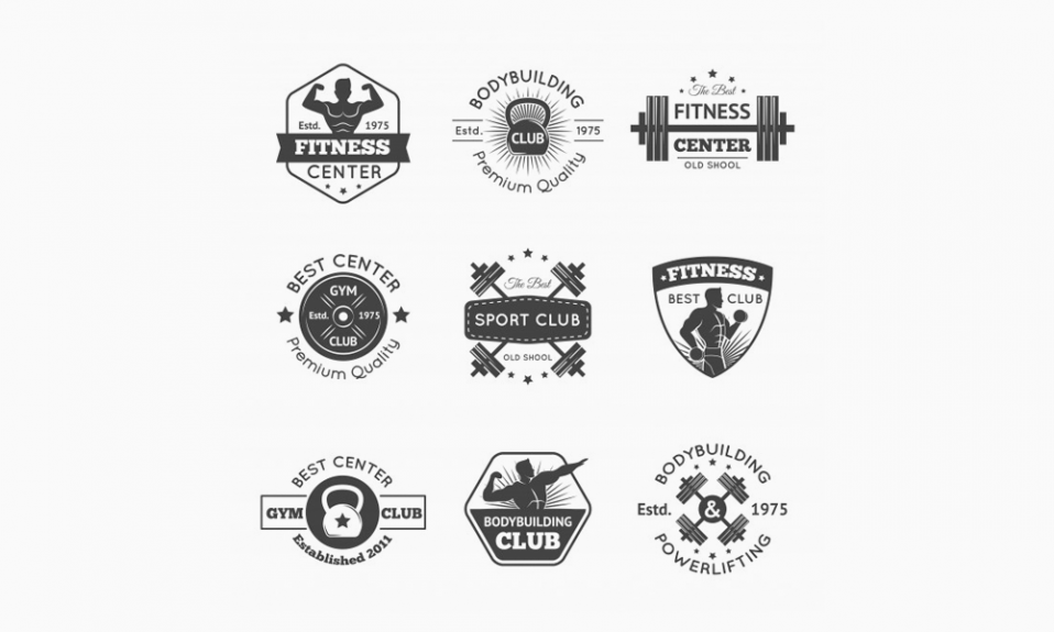 Логотипы тренажерного зала