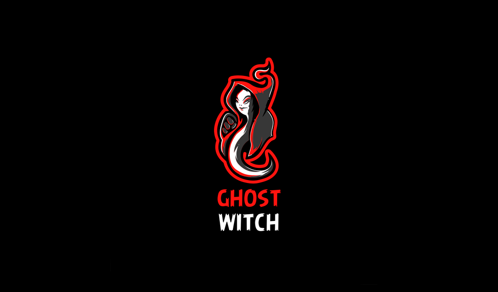 Игровой логотип ведьма