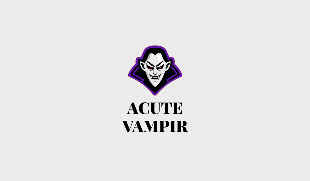 Игровой логотип вампир