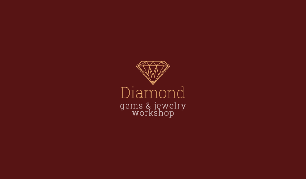 Логотип для ювелирного магазина алмаз