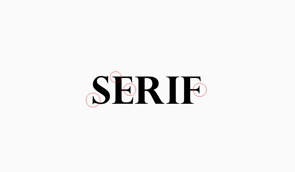 Шрифт Serif