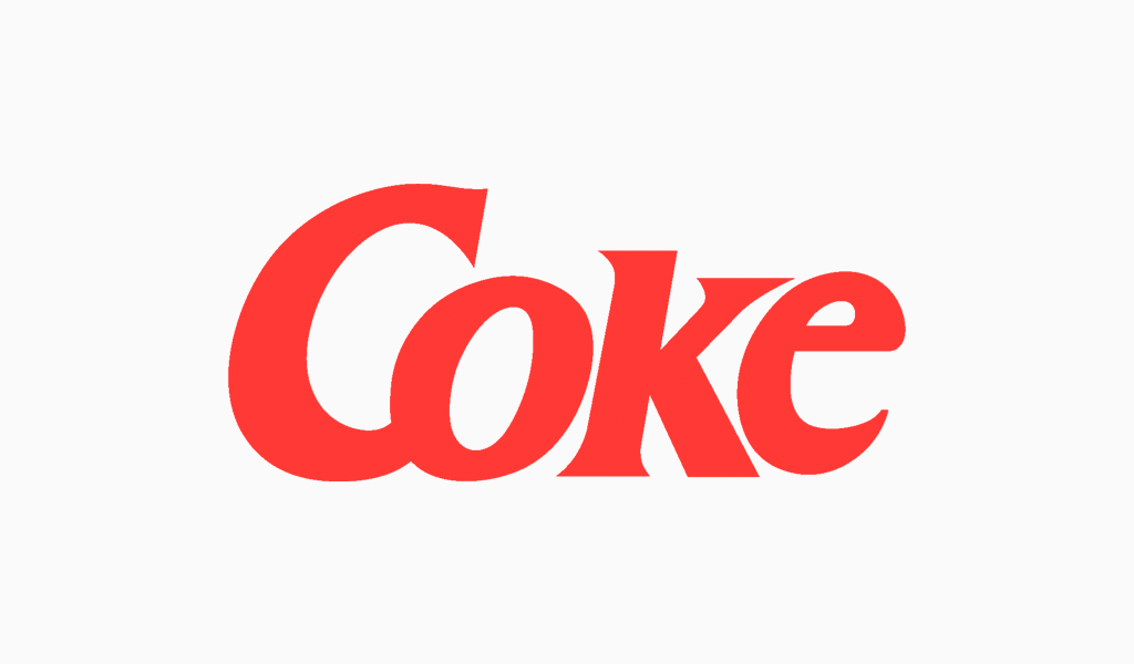 Логотип Кока-Кола 1985
