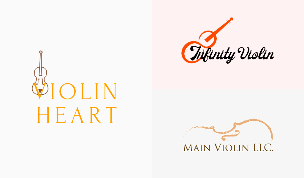 Logos with violin