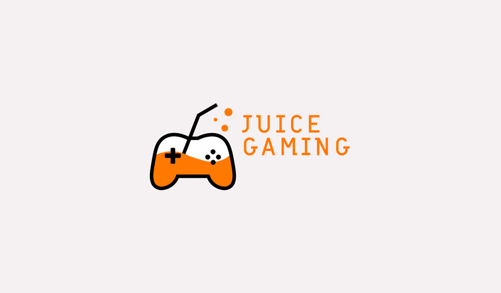 Creative logo: juice, joystick