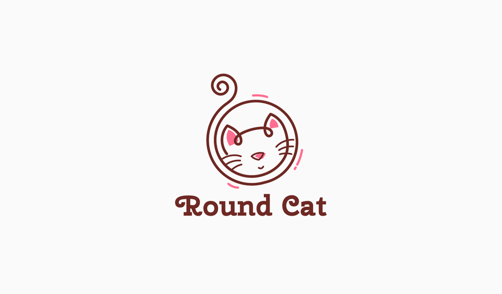 Кот: минималистичный логотип