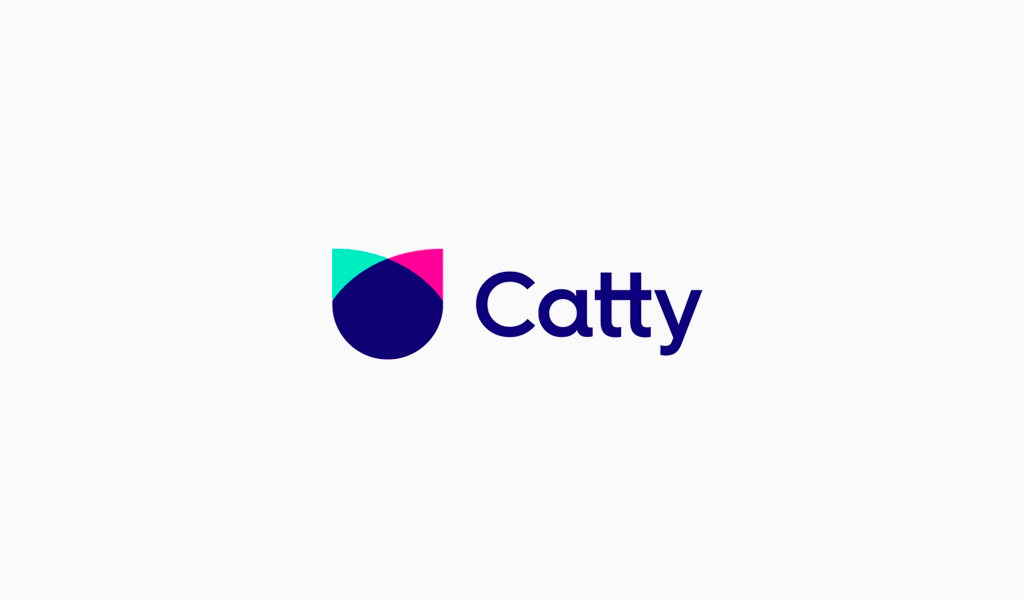 Абстрактный логотип с котом