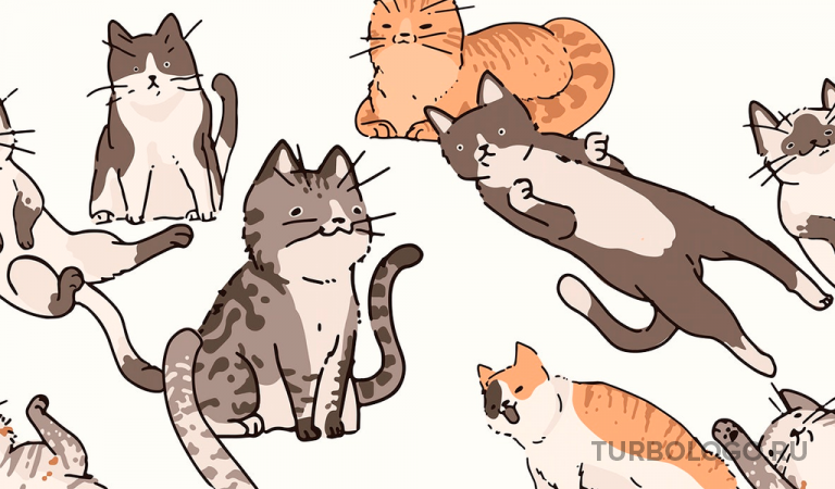 Логотип с котом: 50+ креативных идей