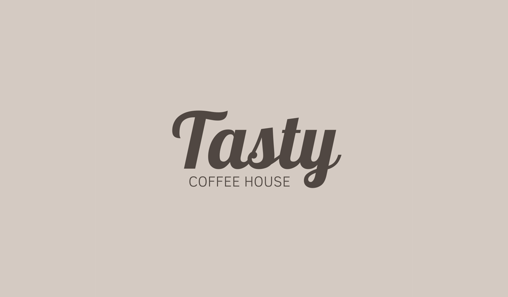 Логотип для кофейни: текстовый