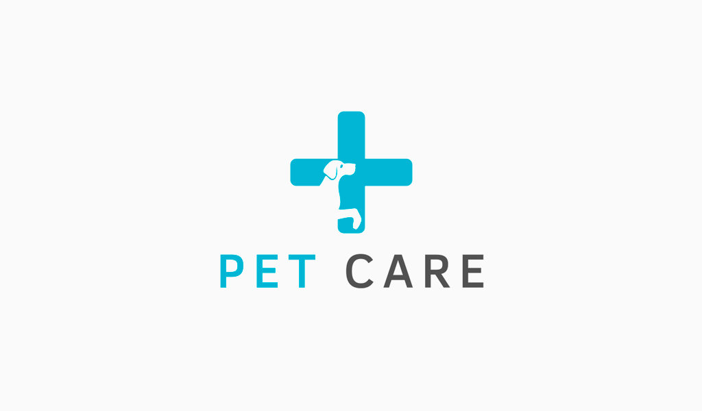Логотип ветеринарной клиники: собака
