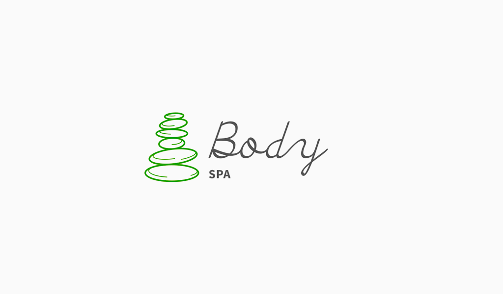Логотип массажного салона: спа