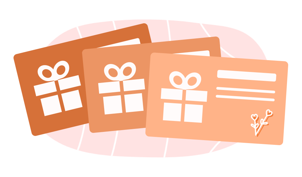 Gift certificate design options 