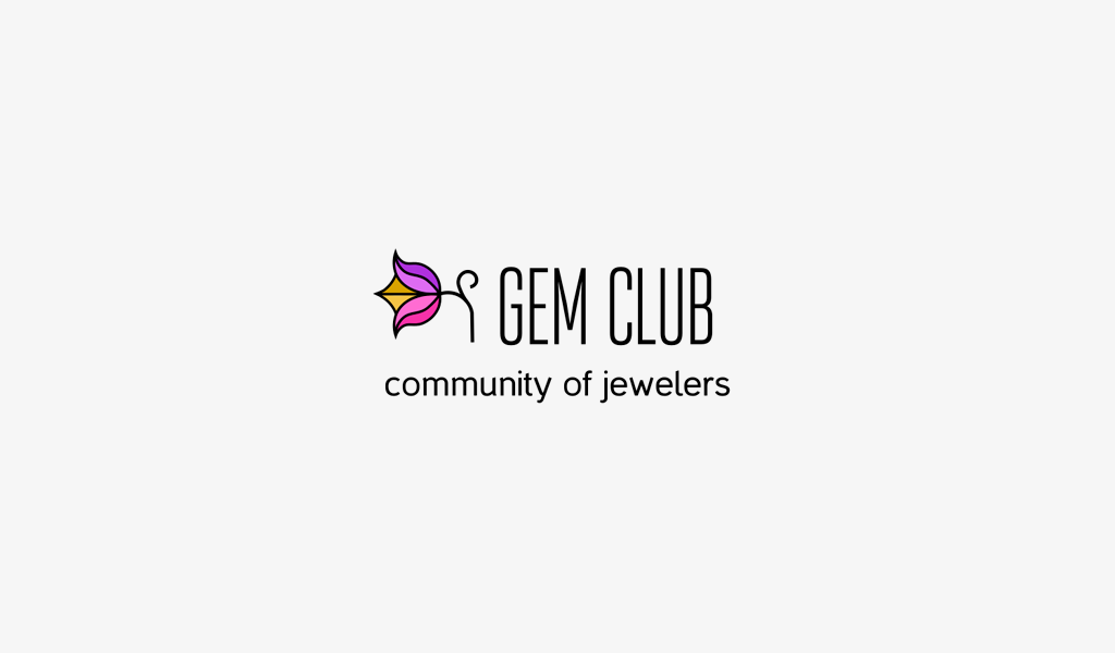 Logo with flower: jewelry