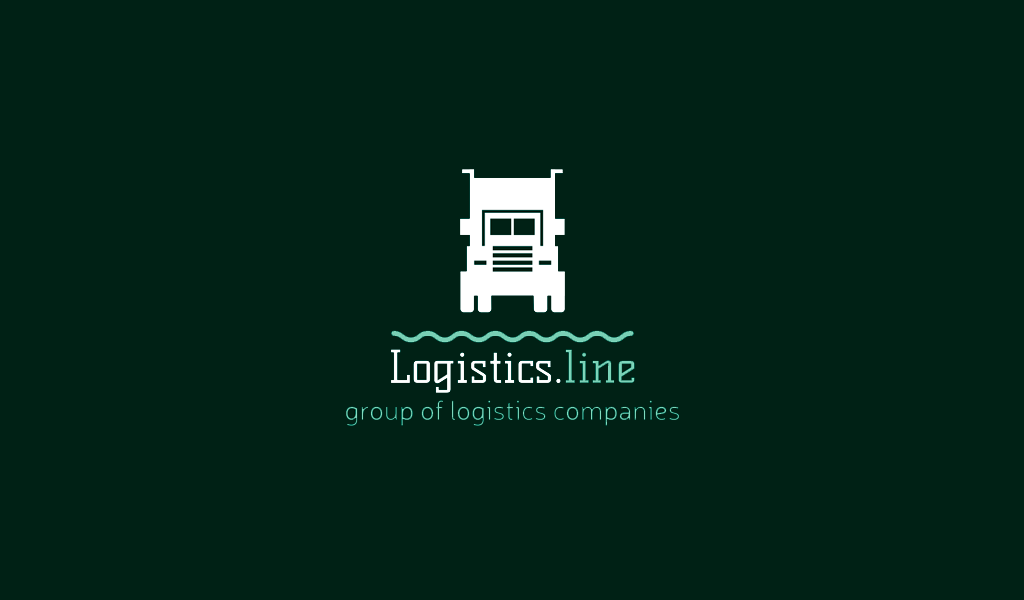 Logo del logista: camion