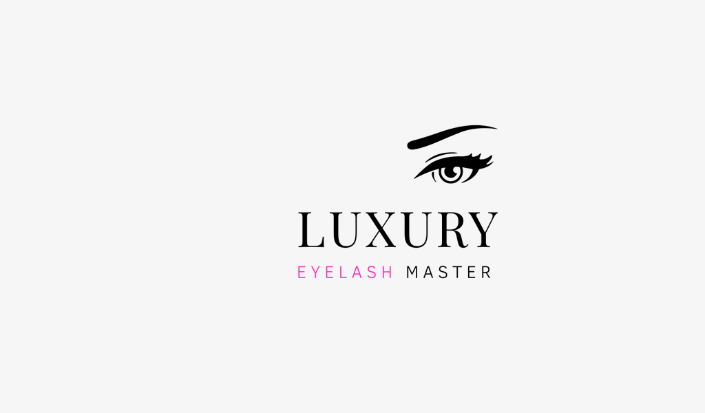 Logo eyelash extensions: eye and eyebrow