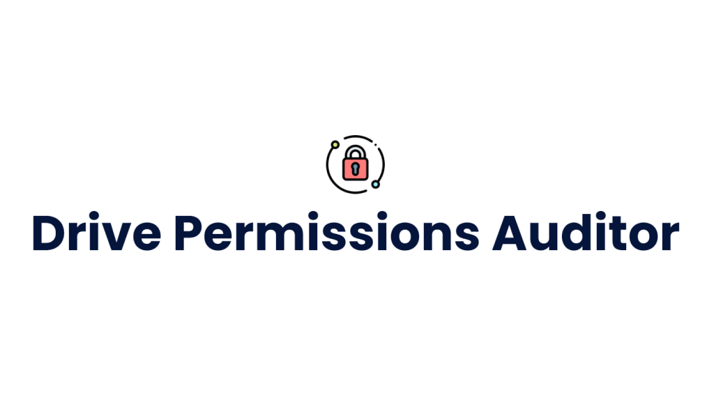 Drive Permission Auditor