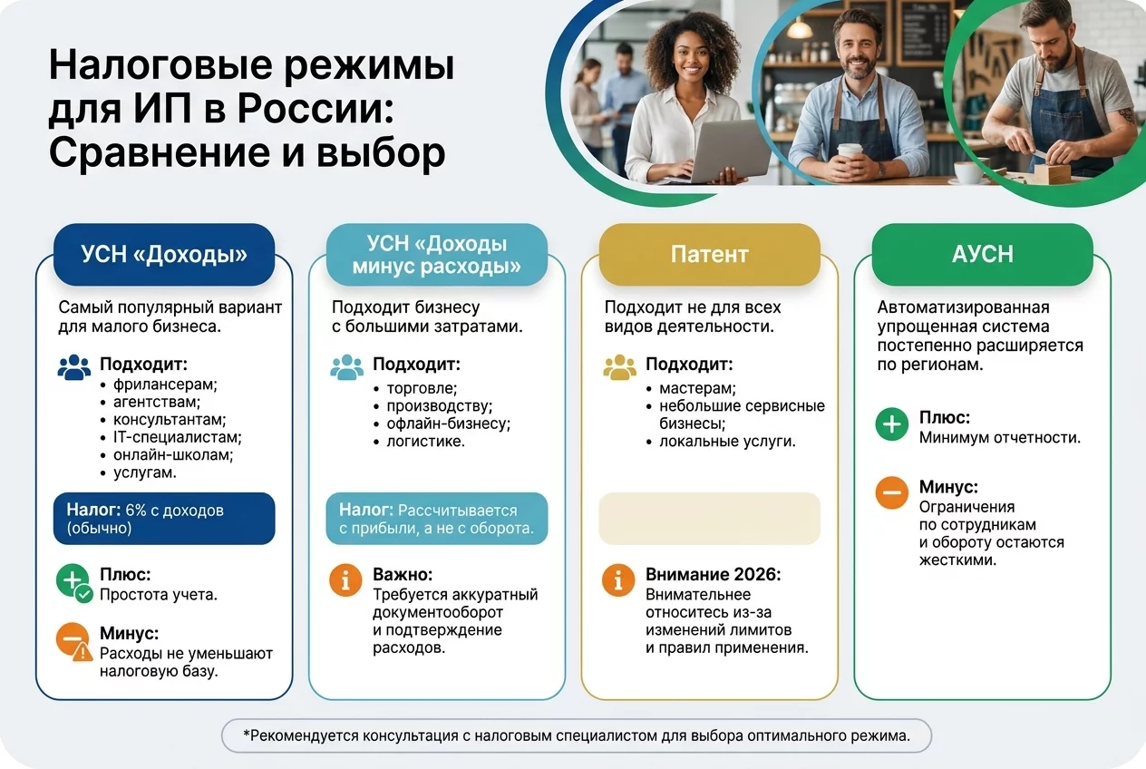 Ип режимы