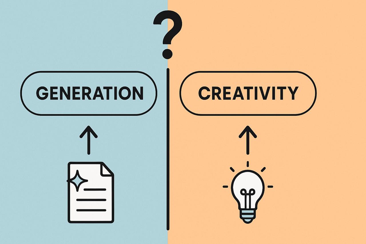 генерация против креатива