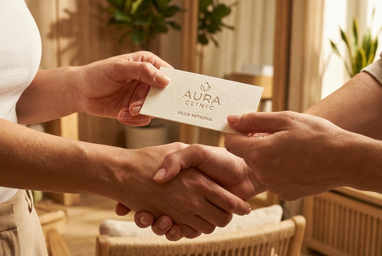 бумажные визитки