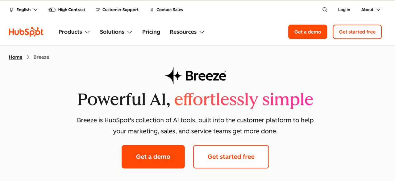 HubSpot Breeze
