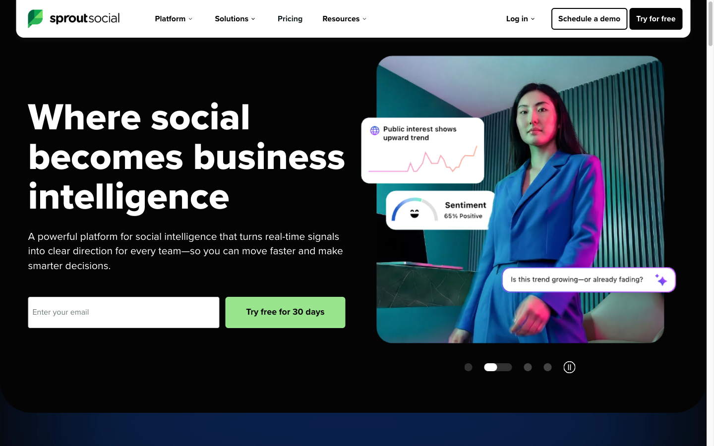Sprout Social, платформа аналитики соцсетей
