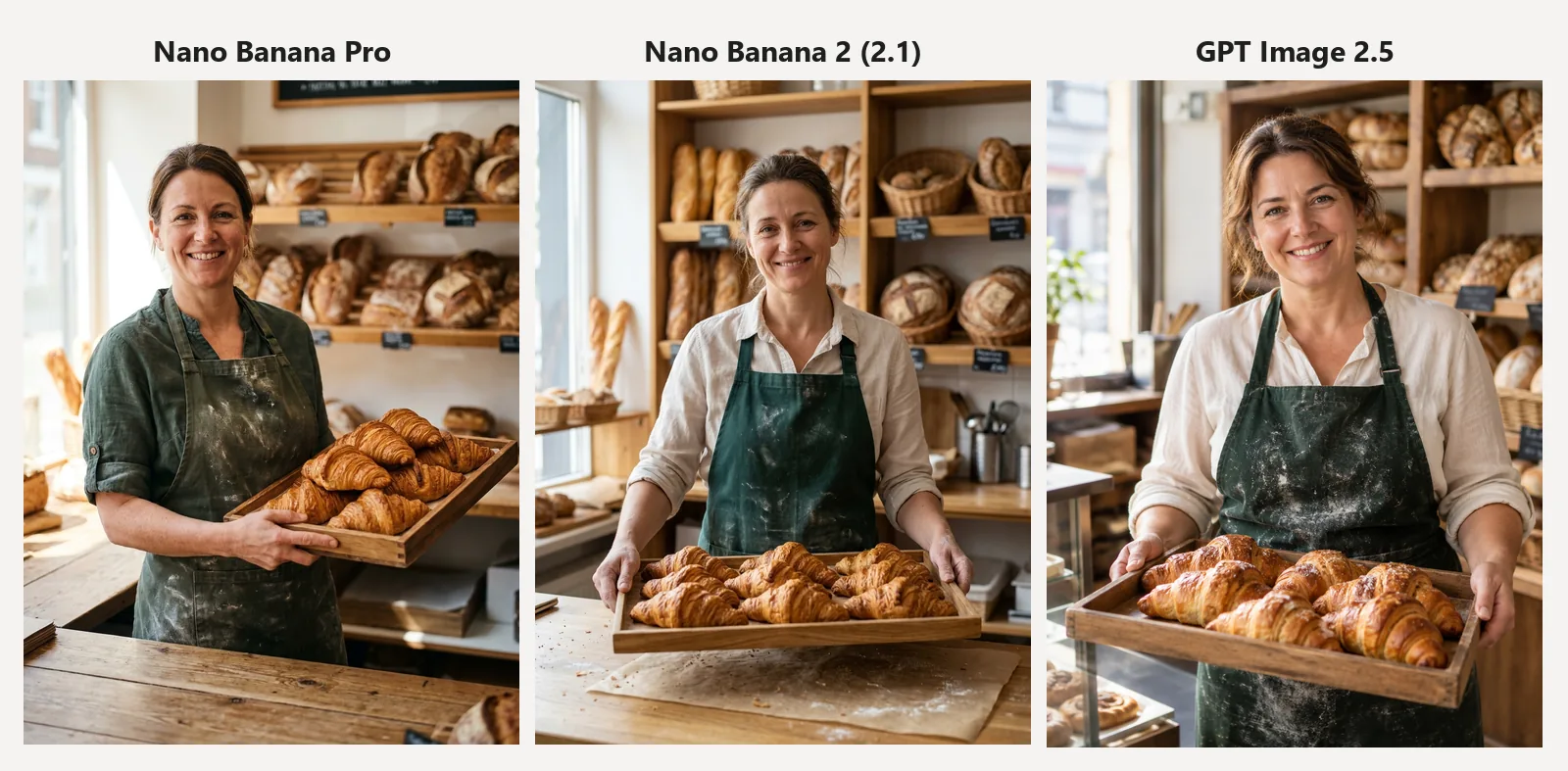 Тест 4: один и тот же промпт портрета в Nano Banana Pro, Nano Banana 2 и GPT Image 2.5